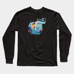 Giant Aquarium Long Sleeve T-Shirt